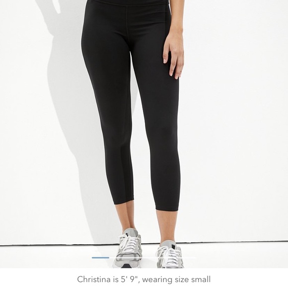 Aerie offline 7/8 real me highest waist black leggings